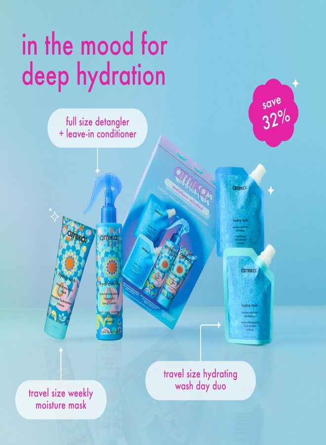amika moisture-minded hydration routine set | gift set for dry hair, TSA travel approved - Image 2